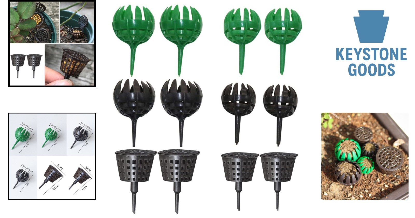 12 Pack Plant Fertilizer Pellets Dispenser – Reusable, Durable, Easy To Use