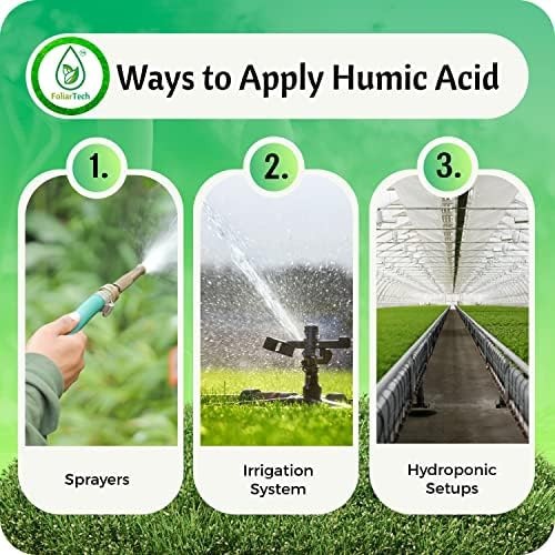 Humic Acid Organic Lawn Fertilizer – Fulvic Humic Mineral Blend for Trees, Sh…