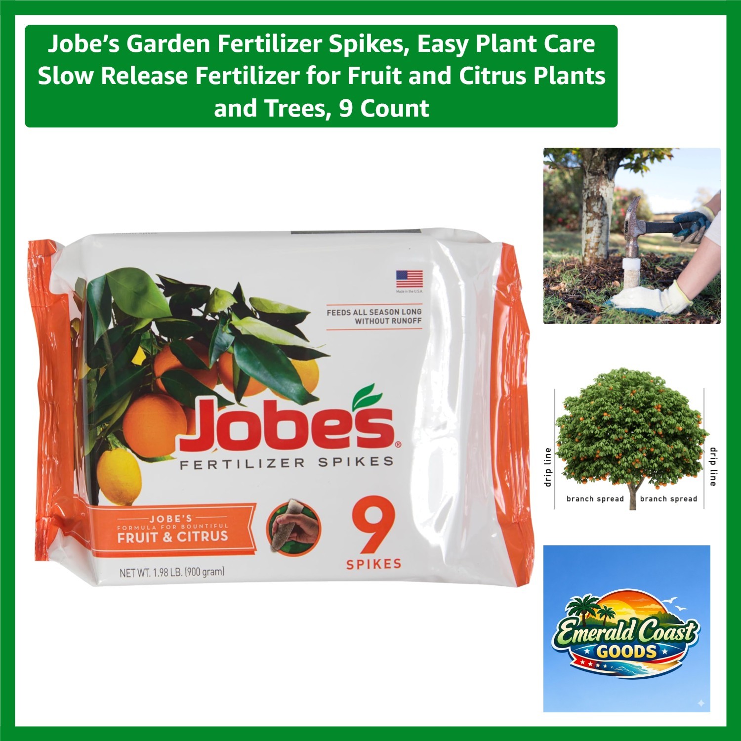 Jobe’s Garden Fertilizer Spikes, Easy Plant Care Slow Release Fertilizer for …