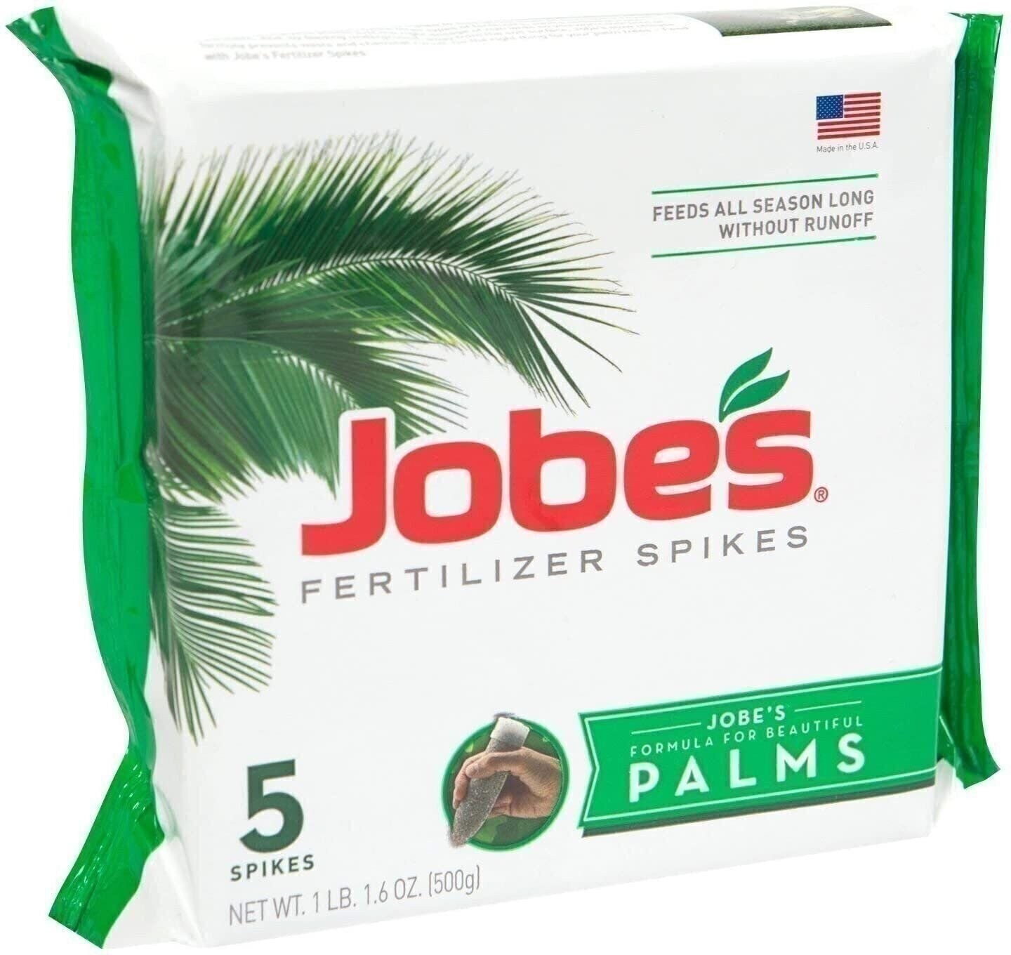 Jobe’s Palm Tree Fertilizer Spikes 10-5-10 Time Release Fertilizer for All…