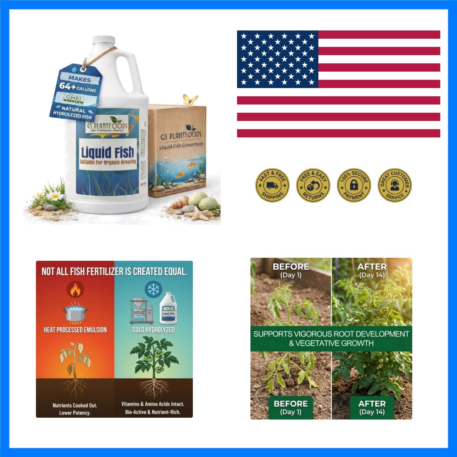 Liquid Fish Fertilizer – Organic Material Review Institute Listed 1 Gallon – …