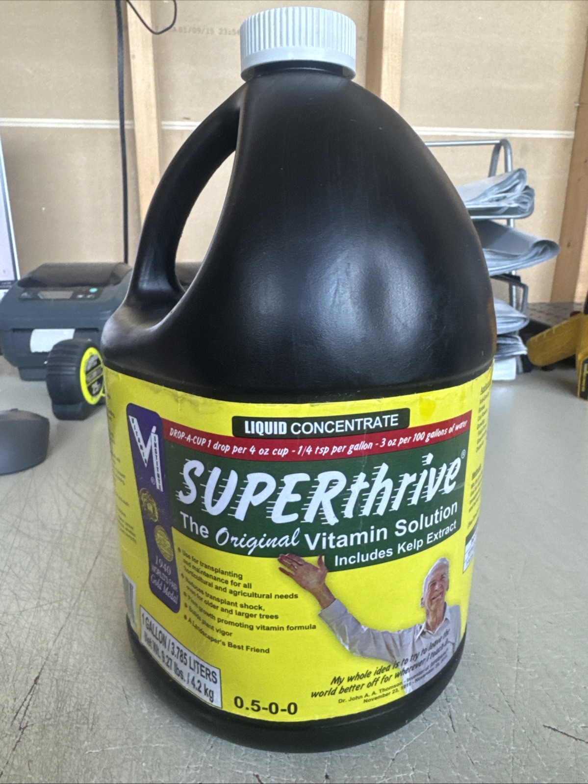 Superthrive The Original Vitamin Solution for Plants Mineral Sup – 1 Gallon