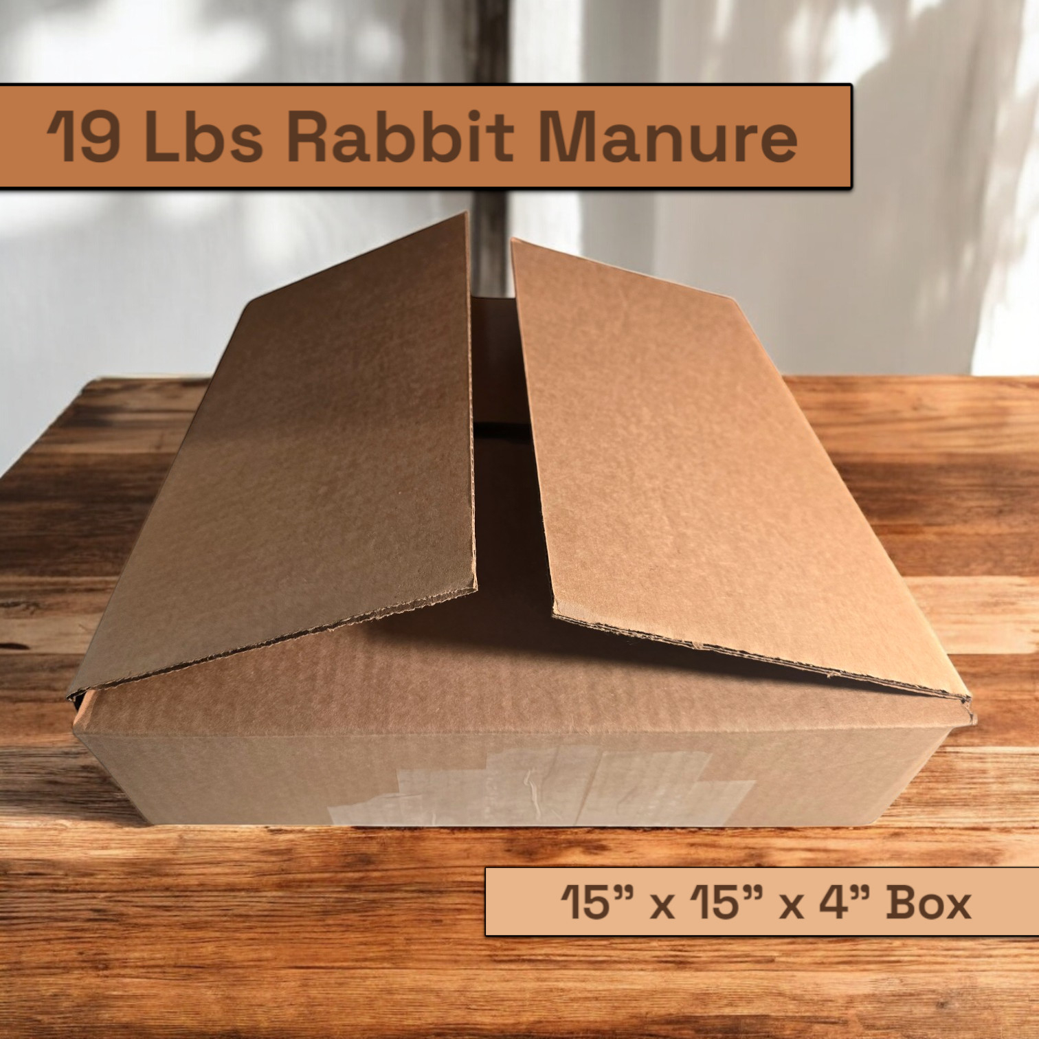 19 Lb Rabbit Manure RINSED – NO STRAW/HAY – Organic Fertilizer Poop Compost Pooh