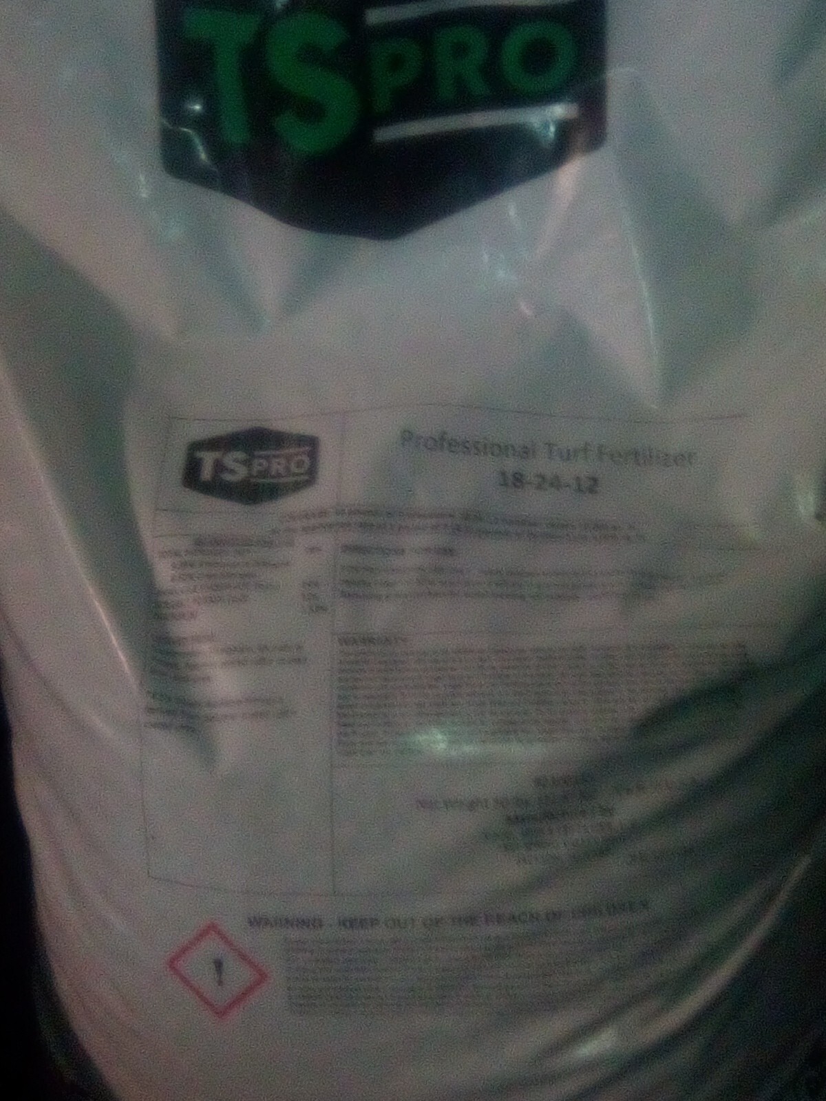 8/ 50lb bags of professional turf fertilizer18-24 -12 mix TS PRO 40.00 a bag