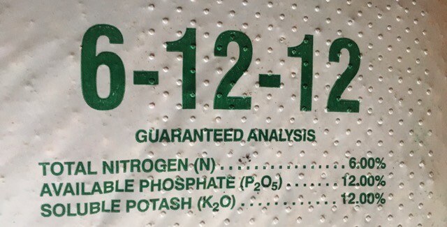 6-12-12 All purpose lawn, garden, farm and food plot fertilizer