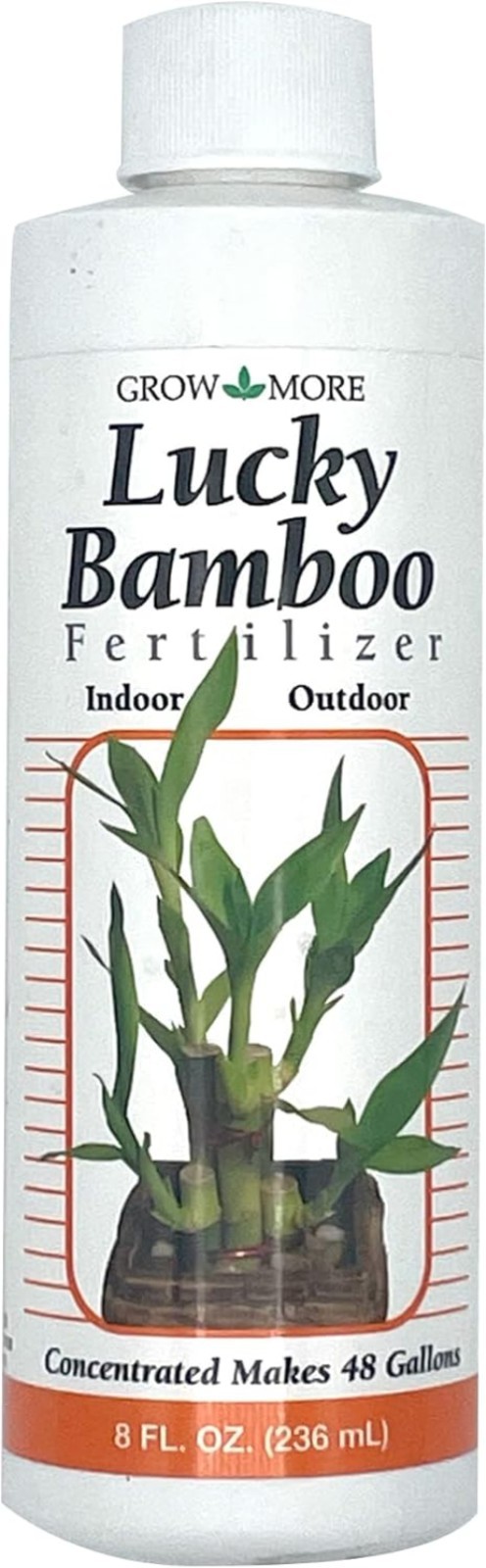 Lucky Bamboo Fertilizer 2-2-2, 8oz Liquid Plant Food for Indoor & Outdoor Growth