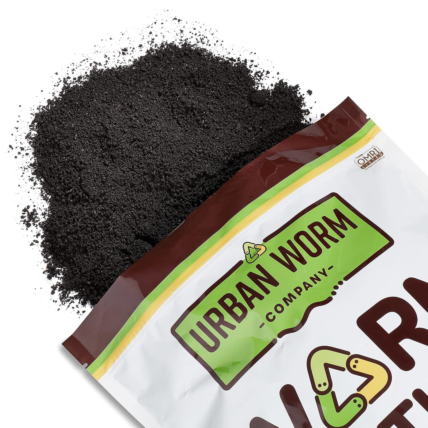Worm Castings 4 Quart 4.8 Lbs Organic Fertilizer For Gardening Plants Worm