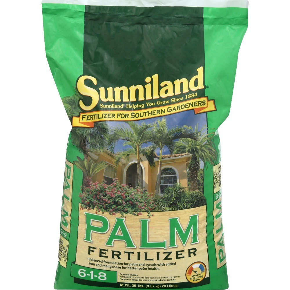 Palm Tree Fertilizer Plant Food 6-1-8 NPK Ratio 20 lb Bag Nutrient Rich