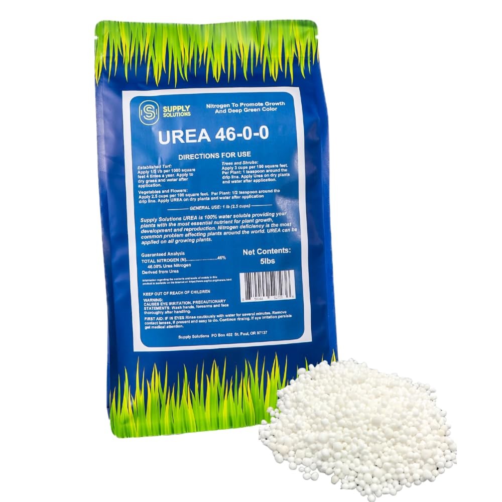 Urea 46-0-0 Nitrogen Fertilizer to Stimulate Lush Growth and Deep Green Color