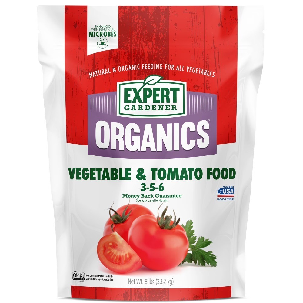 Organic Vegetable and Tomato Plant Fertilizer, 8 lb Bag for Healthy Growth