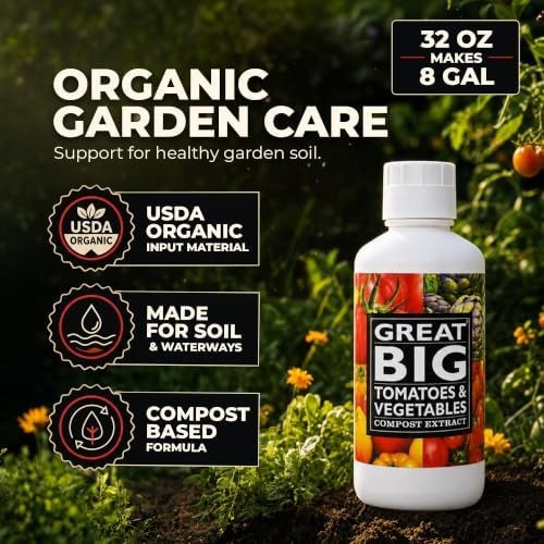 Great Big Tomatoes and Vegetables Liquid Fertilizer Booster – Organic Soil Co…