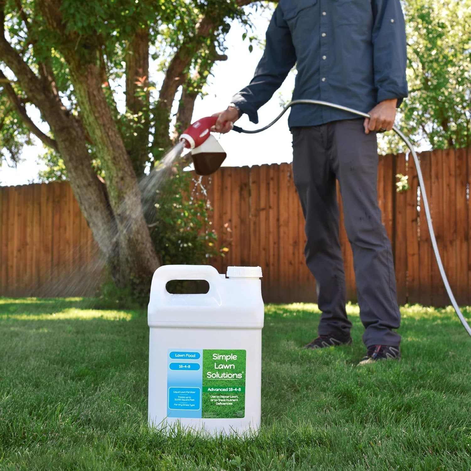 All-Purpose 16-4-8 Liquid Fertilizer – 2.5 Gallons for Healthy Grass Growth