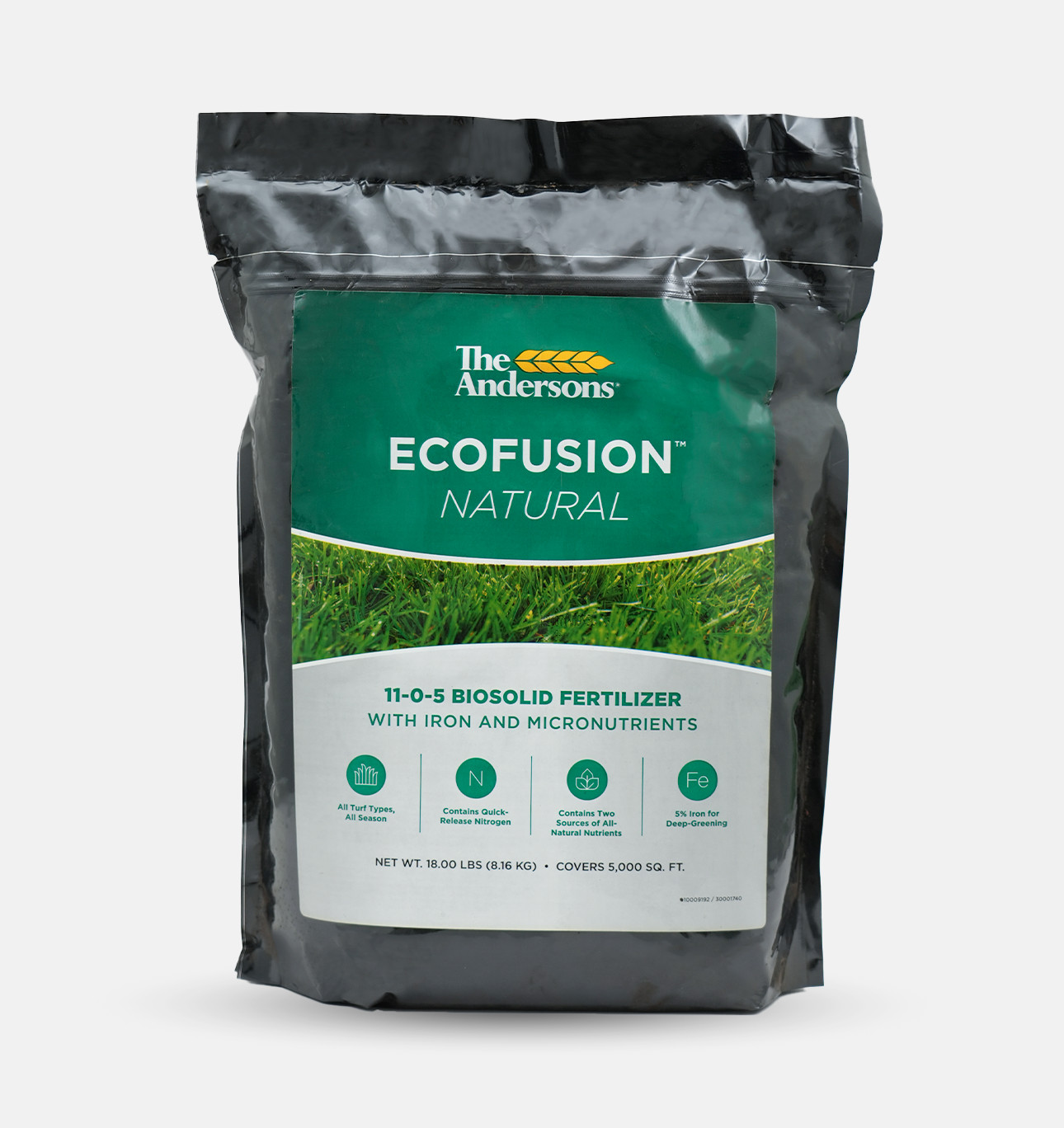 The Andersons Ecofusion™ Natural 11-0-5 Biosolid Fertilizer (18lb)