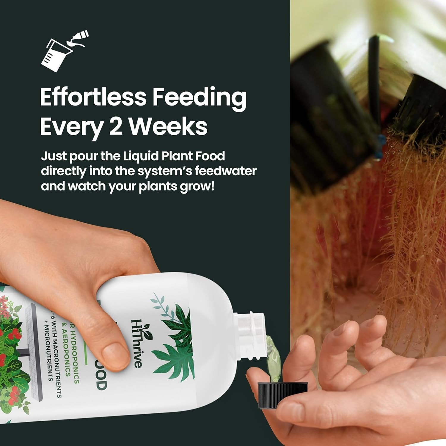 Liquid Plant Food Fertilizer 32oz Hydroponic Nutrients Nutrient Solution for