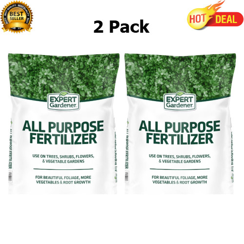 All Purpose Plant Fertilizer Quick release formula 10-10-10 NPK 40 LBS 2 Pack