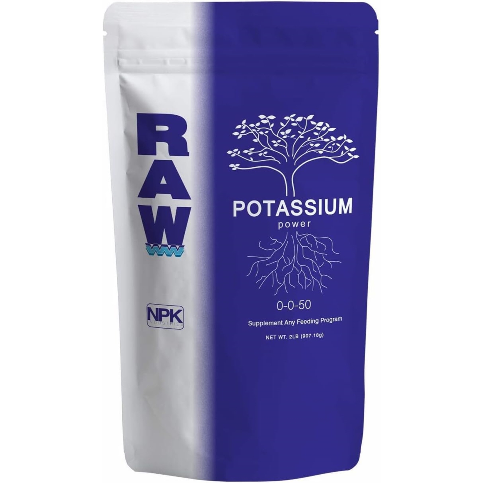 RAW Potassium Power Water-Soluble Fertilizer for Blooms and Fruiting, 2lbs