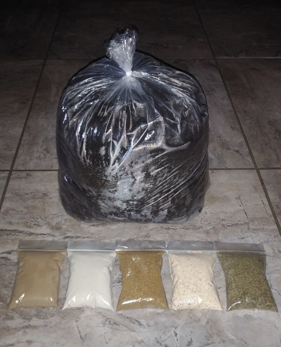 15 Lbs of Worm Castings + Bat Guano + Oyster Shell + Fish Meal + Crab Meal +Kelp