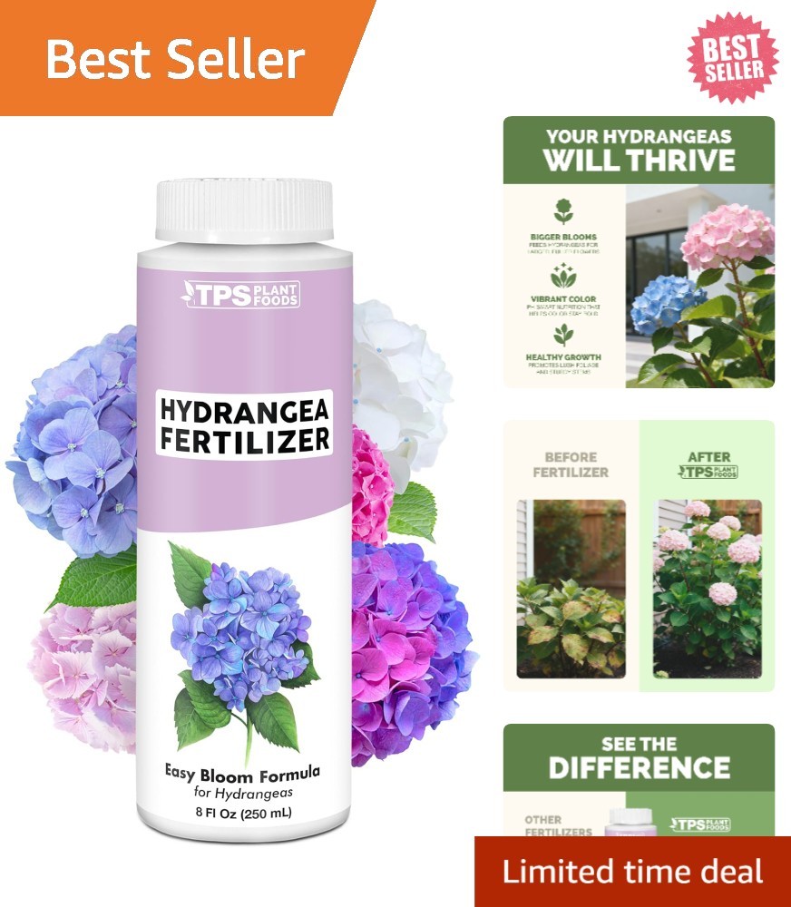 Hydrangea Fertilizer – 8 oz Liquid for Strong Roots & Vibrant Colors
