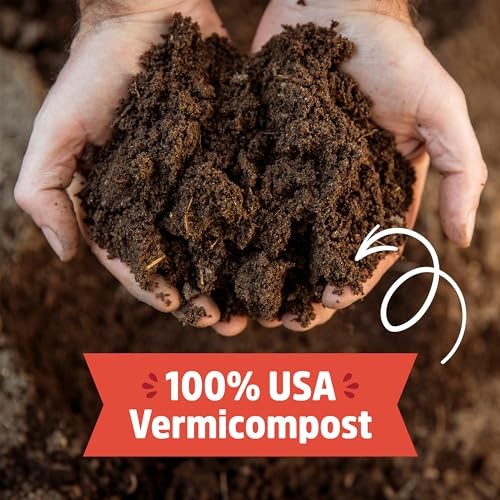 Back to the Roots Organic Worm Castings Fertilizer Soil Enhancer 5lb