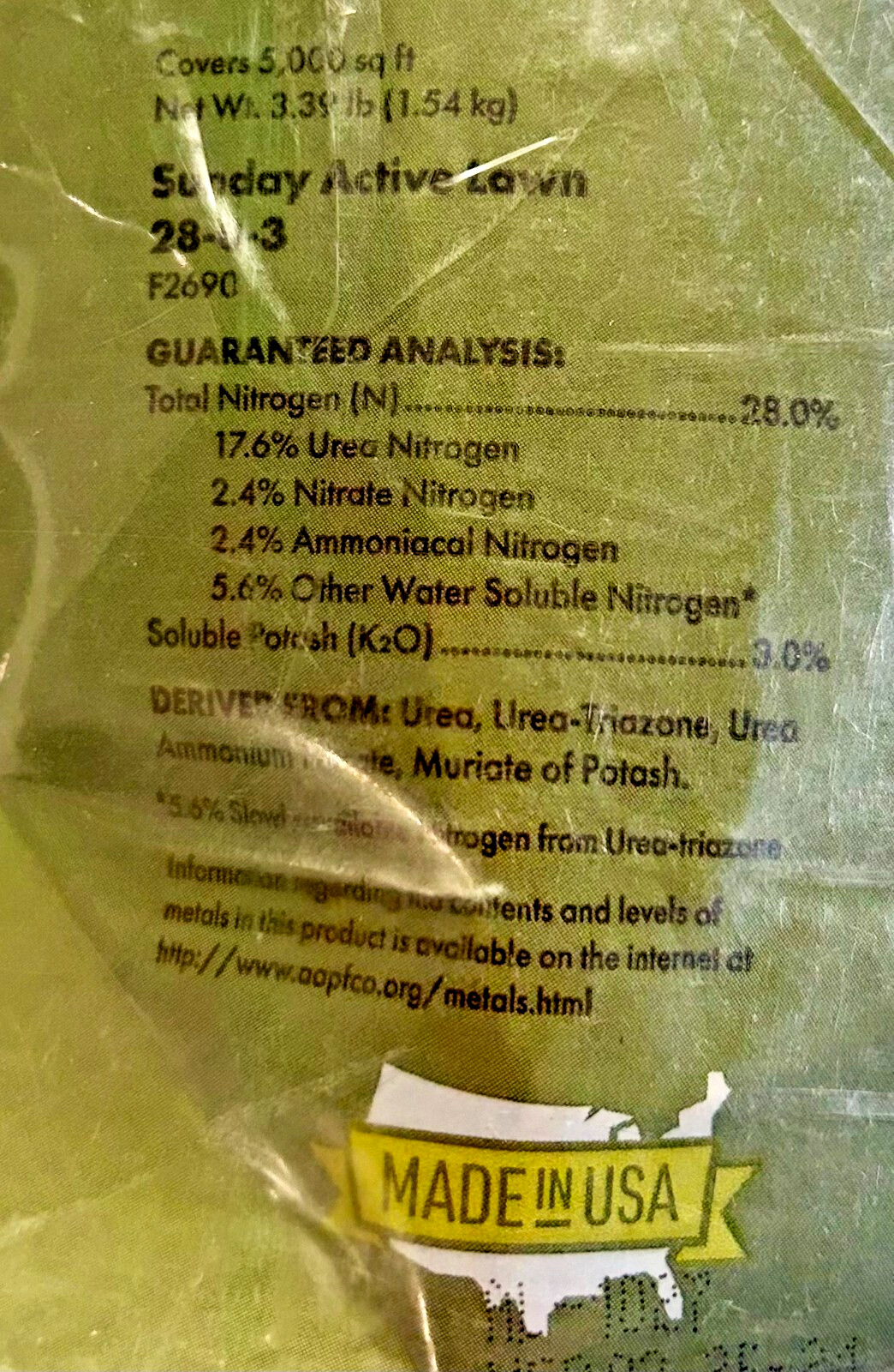 People And Pet Friendly Liquid Lawn Fertilizer Sunday Lawn And Garden 6 Pouches