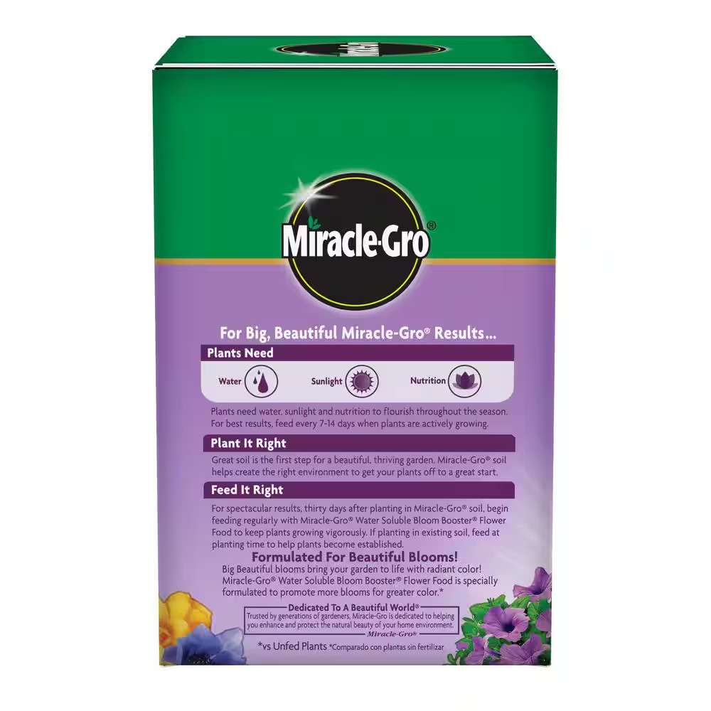 Water Soluble Bloom Booster Flower Food 1.5 Lbs. for Annual, Perennial, Containe
