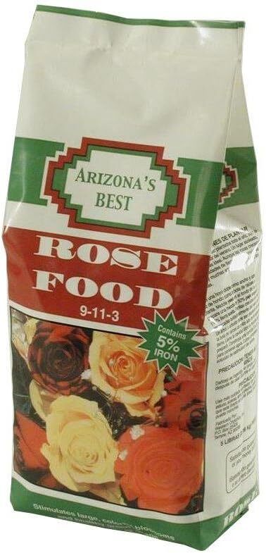 Arizona’s Best Gro Well AZB10072 5 Lb Rose Food Fertilizer 9-11-3 with Iron