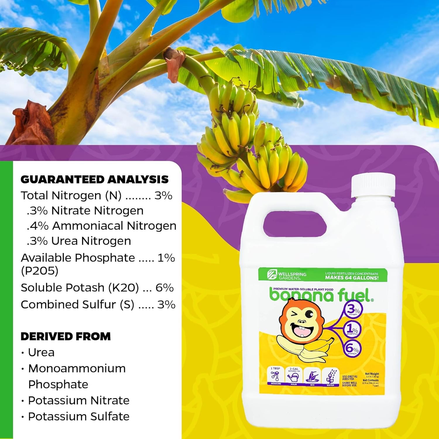 Banana Fuel Liquid Fertilizer – Plant Fertilizer Concentrate – Plant Food