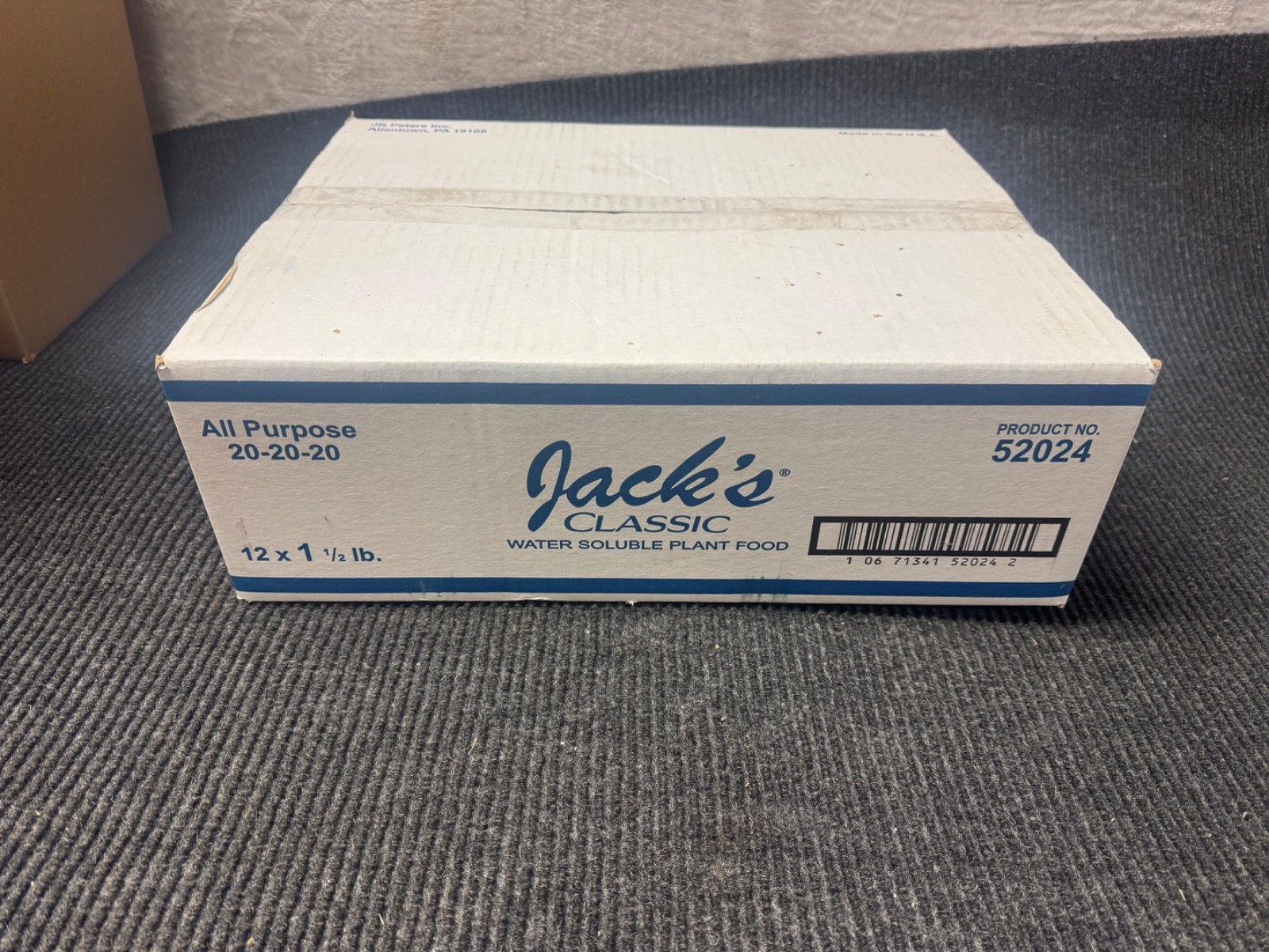Case Qty 12 New Jack’s Classic All Purpose Feed 20-20-20 1.5 lb.