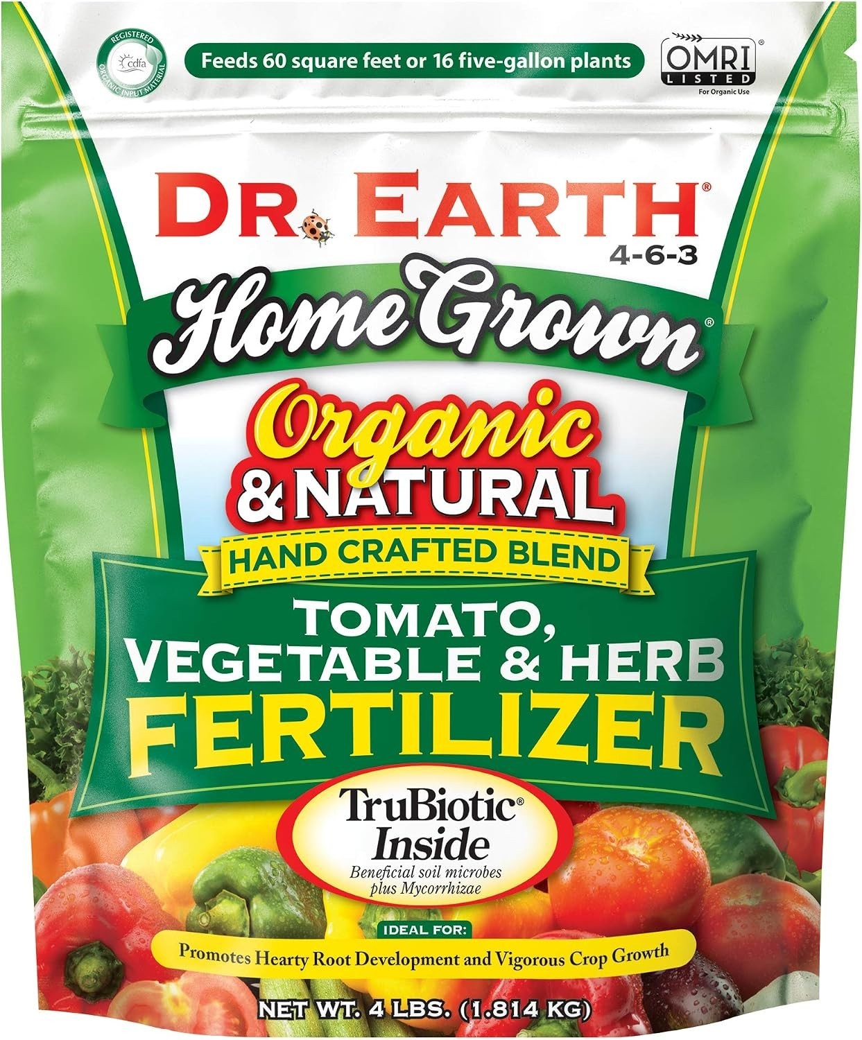 Enhance Harvests with 4 lb Organic 5 Tomato & Herb Fertilizer – Soil Microbes
