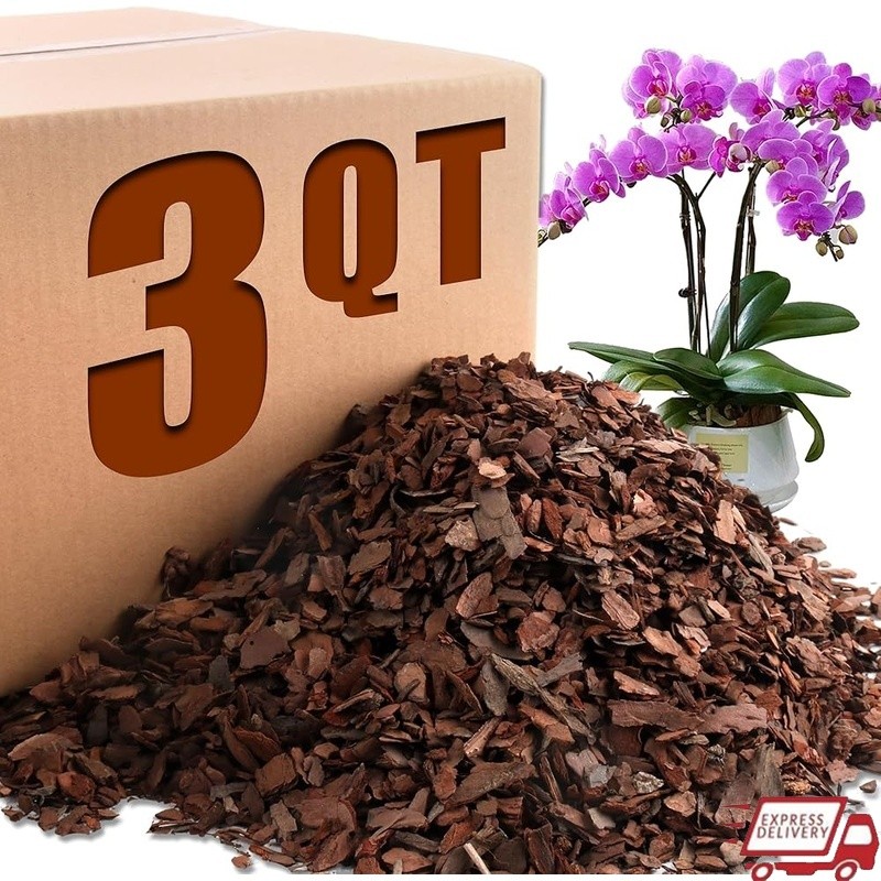 Orchid Bark Root Stability Aeration Drainage pH Neutral Sterilized Indoor Plants