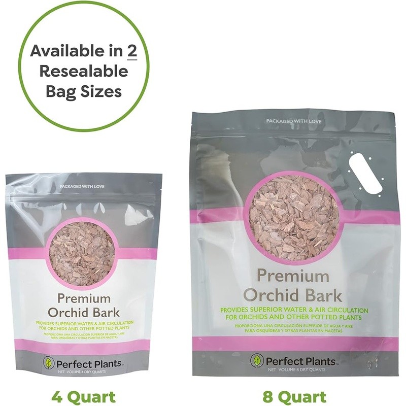 Organic Pine Bark Chips Mulch Indoor Outdoor Orchids Terrariums Moisture Control
