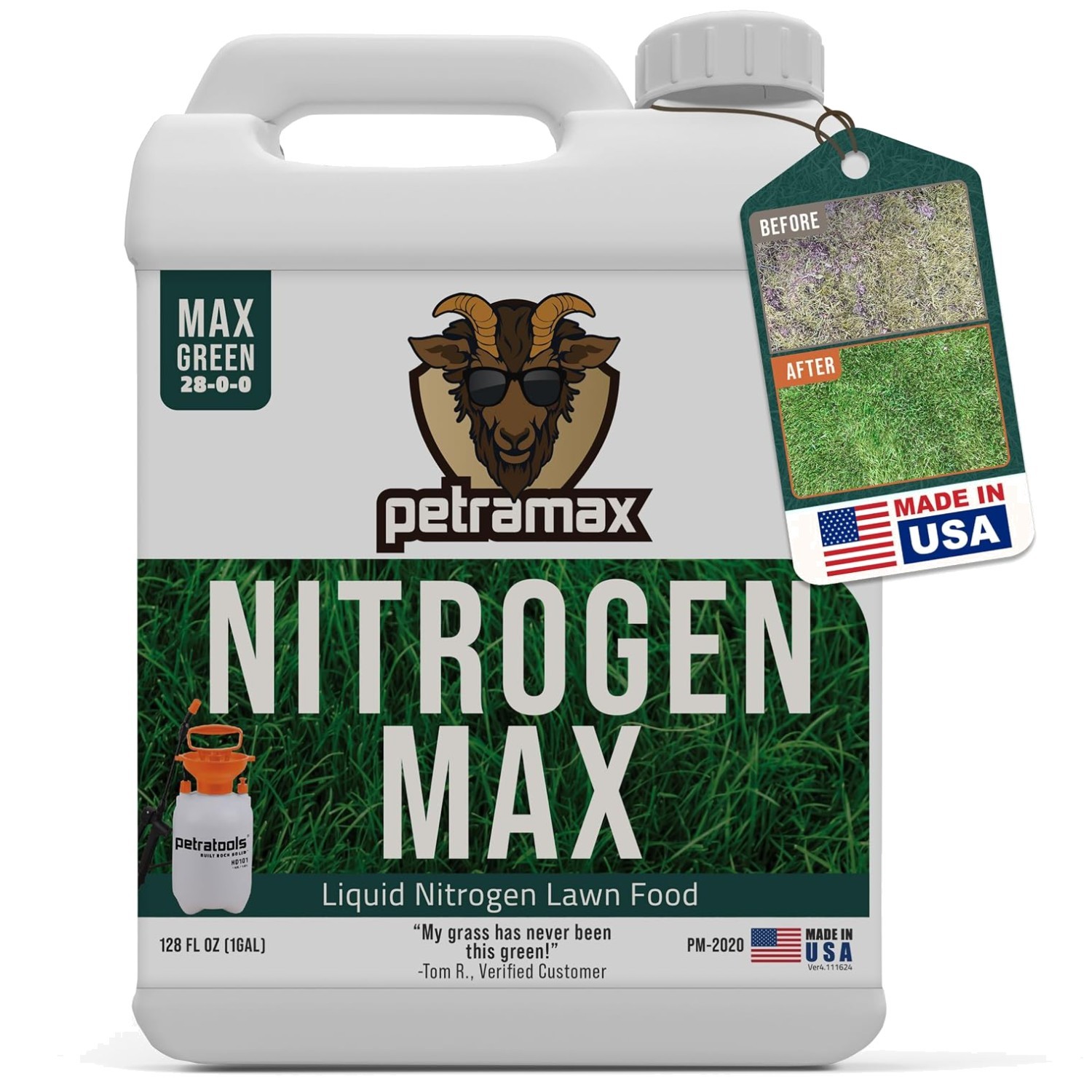 Liquid Nitrogen Fertilizer for Deep Green Lawn – 1 Gal