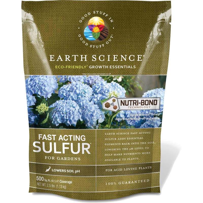 Earth Science Fast Acting Soil Sulphur 2.5 lb 500 sq ft