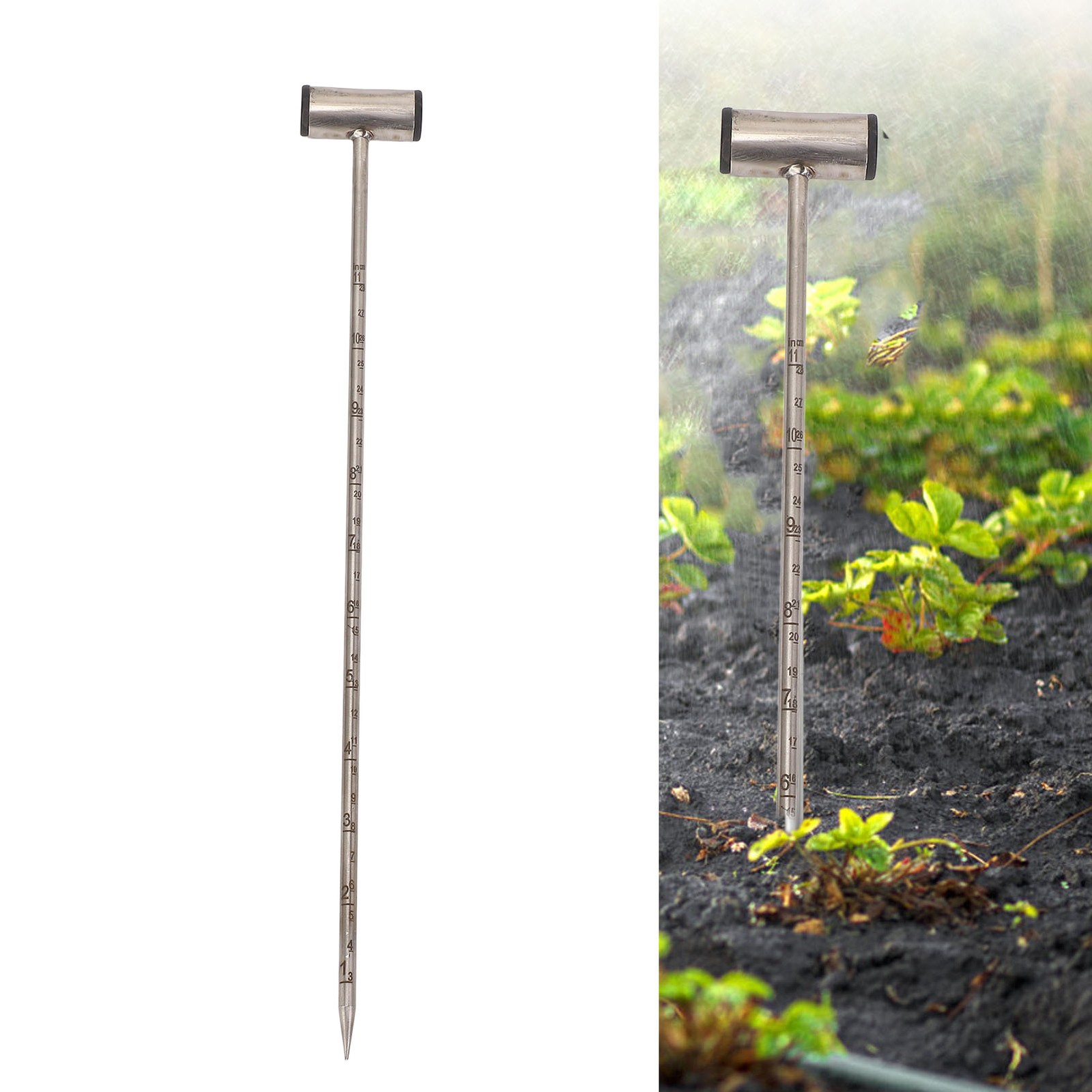 1-Premium Stainless Steel Soil Probe For Plant Cultivation QARU