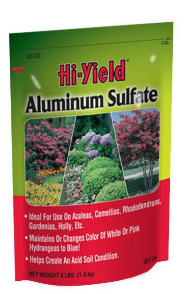 Hi-Yield Aluminum Sulfate 4 lb hydrangea sulphur sulphate evergreen fertilizer