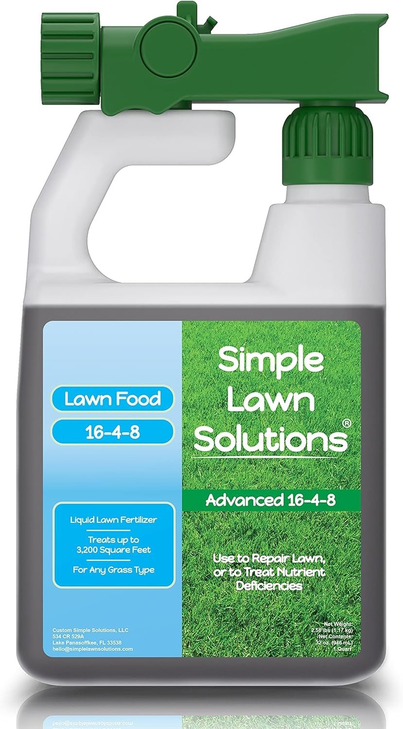 16-4-8 Balanced Liquid Lawn Food – 32 oz for Vibrant Green Lawns
