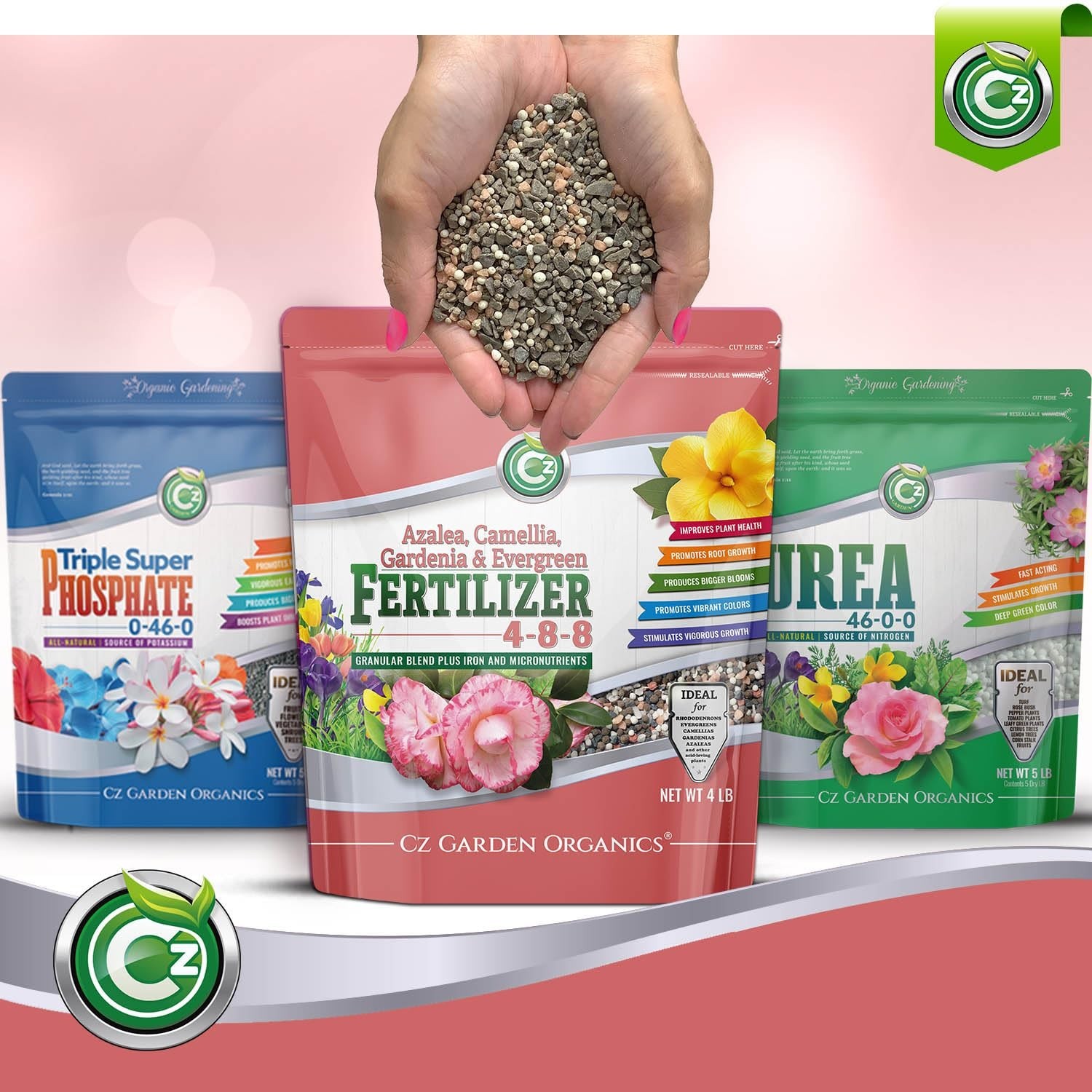 4-8-8 Fertilizer for Azaleas, Camellias, Gardenias & Evergreens – NPK + Micronut