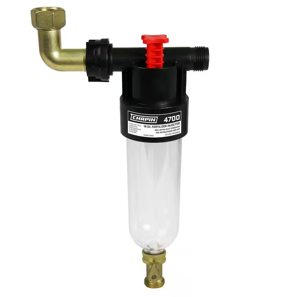 Hydrofeed 16 Oz. In-Line Auto-Mix Fertilizer Injector System for Lawn and Garden