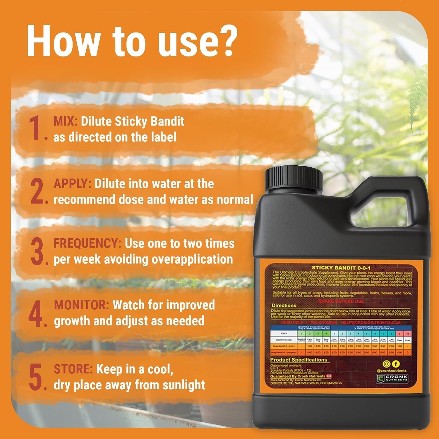 Versatile 1L Plant Fertilizer for Hydroponics & Soil – Boosts Aroma & Taste