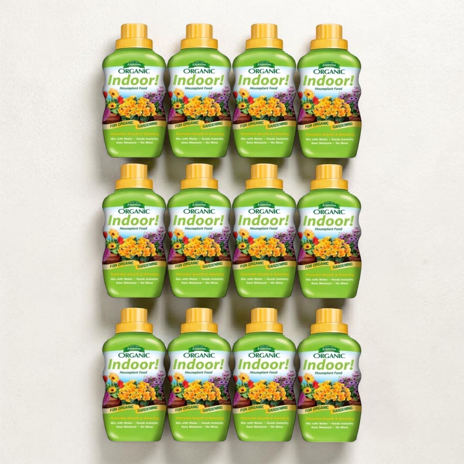 Espoma INPF8 8 oz Organic Indoor Houseplant Food – Pack of 12