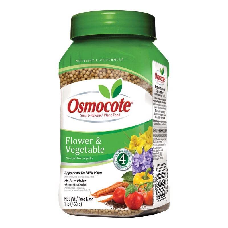 3 PACK Osmocote Flower & Vegetable Smart-Release Plant Food 14-14-14 1 lb U8C