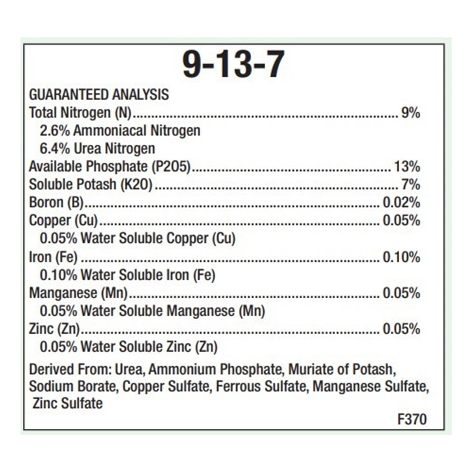 Fertilome New Lawn Starter Fertilizer, 9-13-7, 20 Lb Bag