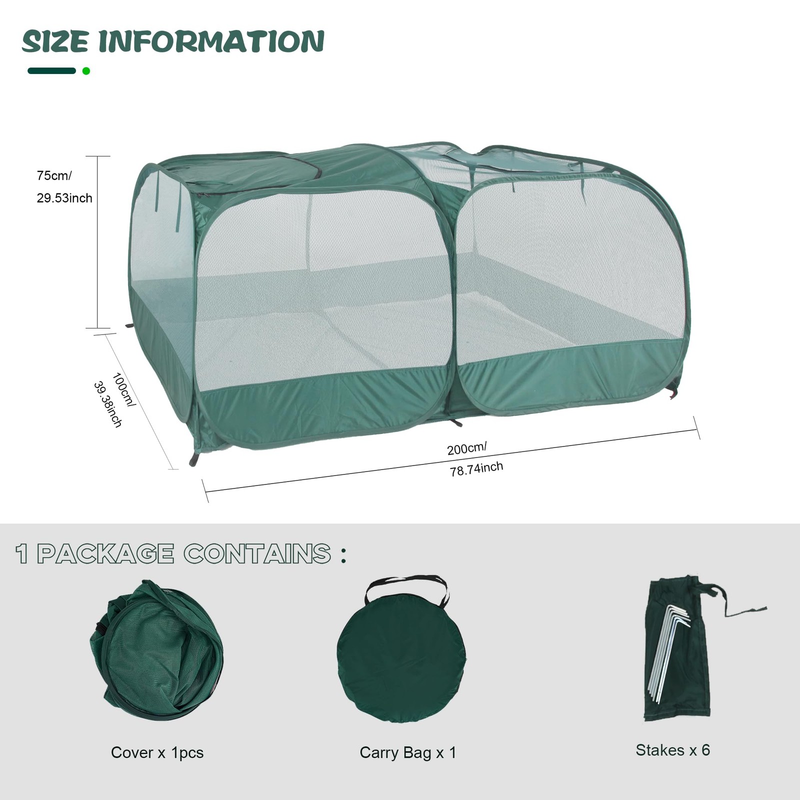 Toboom Foldable Portable Pet Playpen Pop-Up Breathable Mesh Small Animal Cage