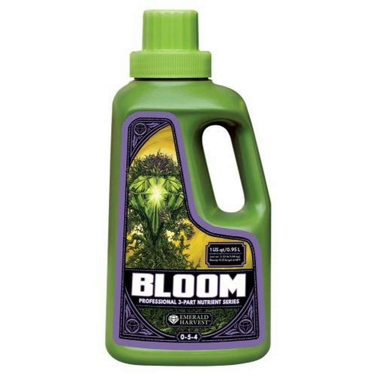 Emerald Harvest 723886 Bloom Quart/0.95 Liter 12/Cs fertilizers 0.95 L Natural