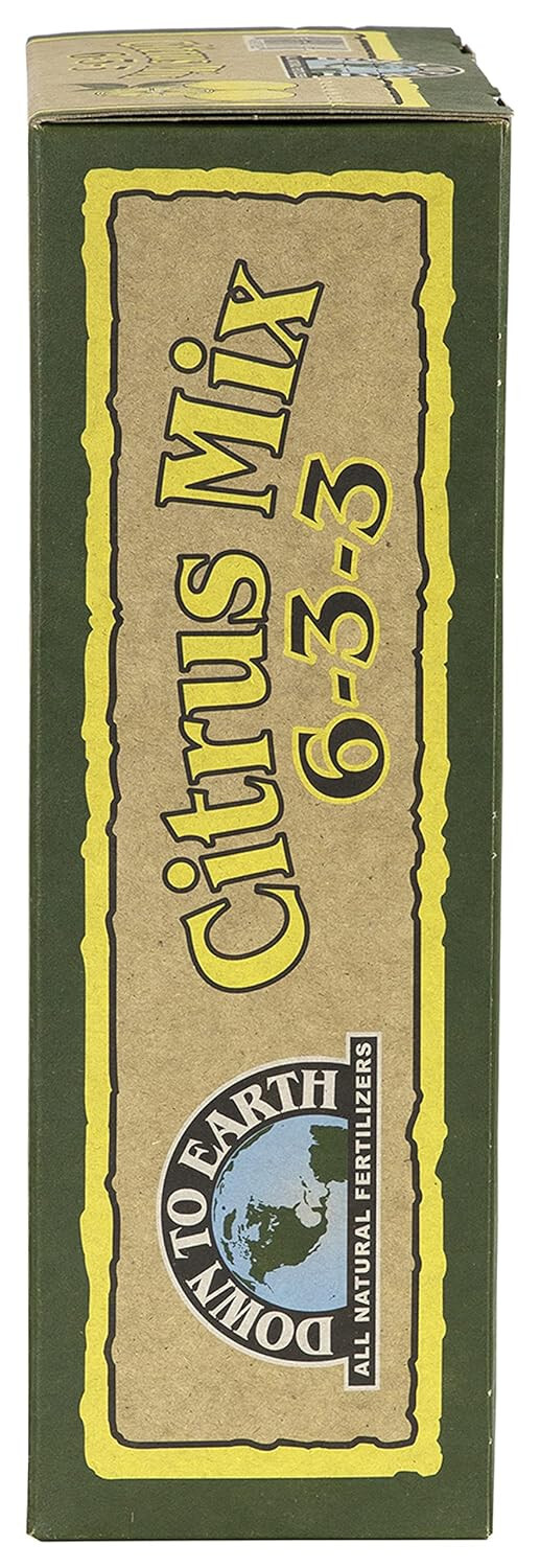 Down to Earth (#DTE07863) Organic Citrus Fertilizer Mix 6-3-3, 5 lb