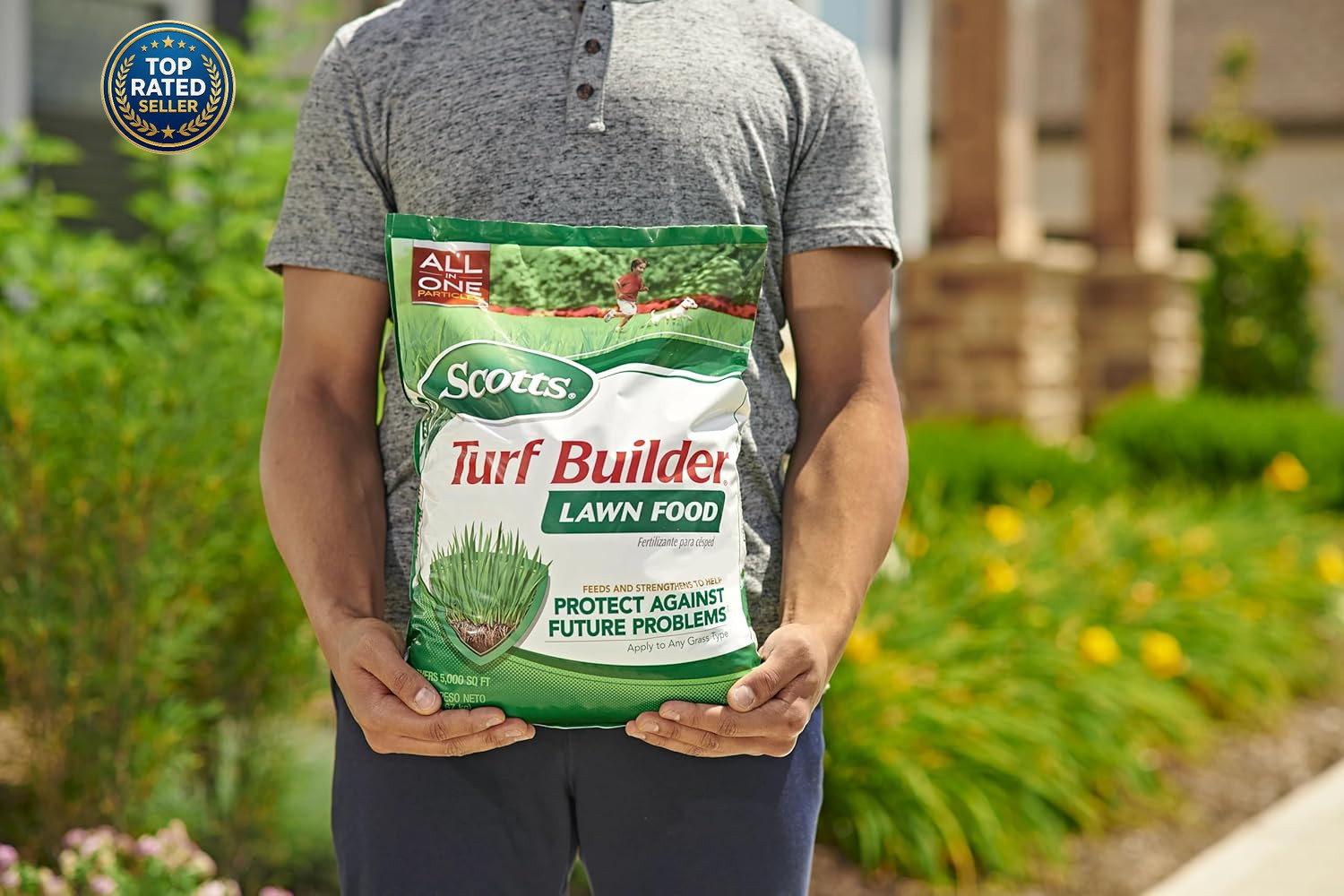 Scotts Turf Builder Lawn Food, 12.5 Lbs. | Fertilizer for Grass, for All Grass T