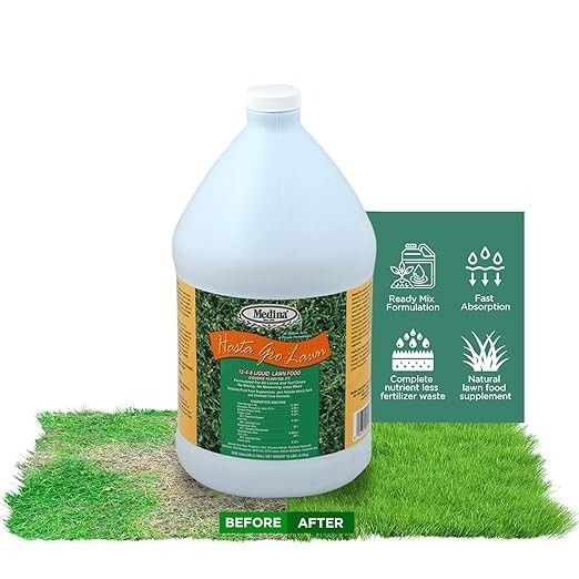 HastaGro Liquid Lawn Fertilizer 12-4-8 128 fl oz by Medina