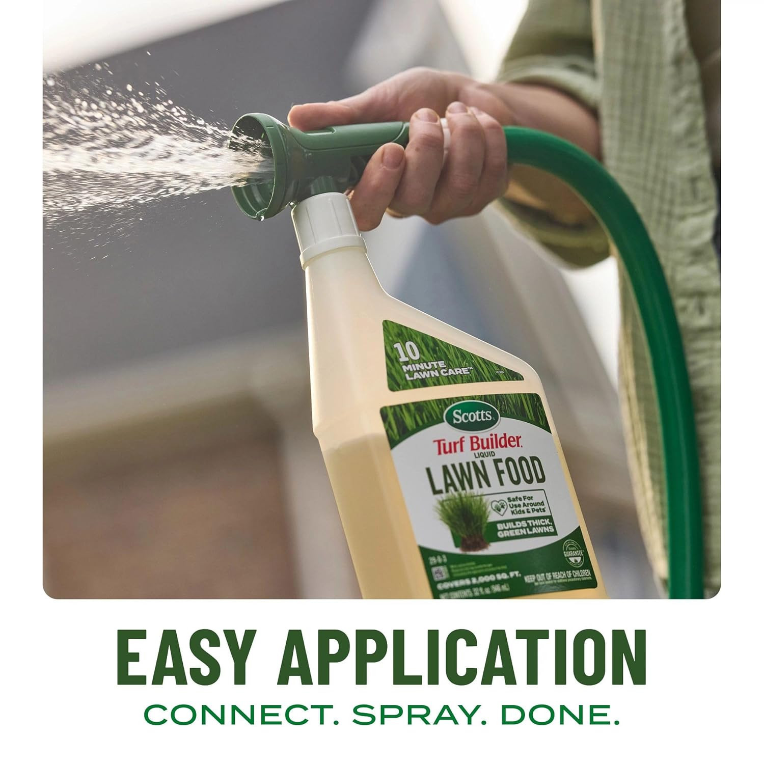 Scotts Turf Builder Liquid Lawn Food – Lawn Fertilizer for Any Grass Type, Grass