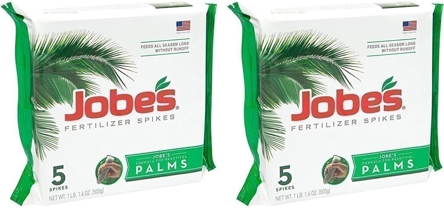 Jobe’s Palm Tree Fertilizer Spikes 10-5-10 Time Release Fertilizer for All…