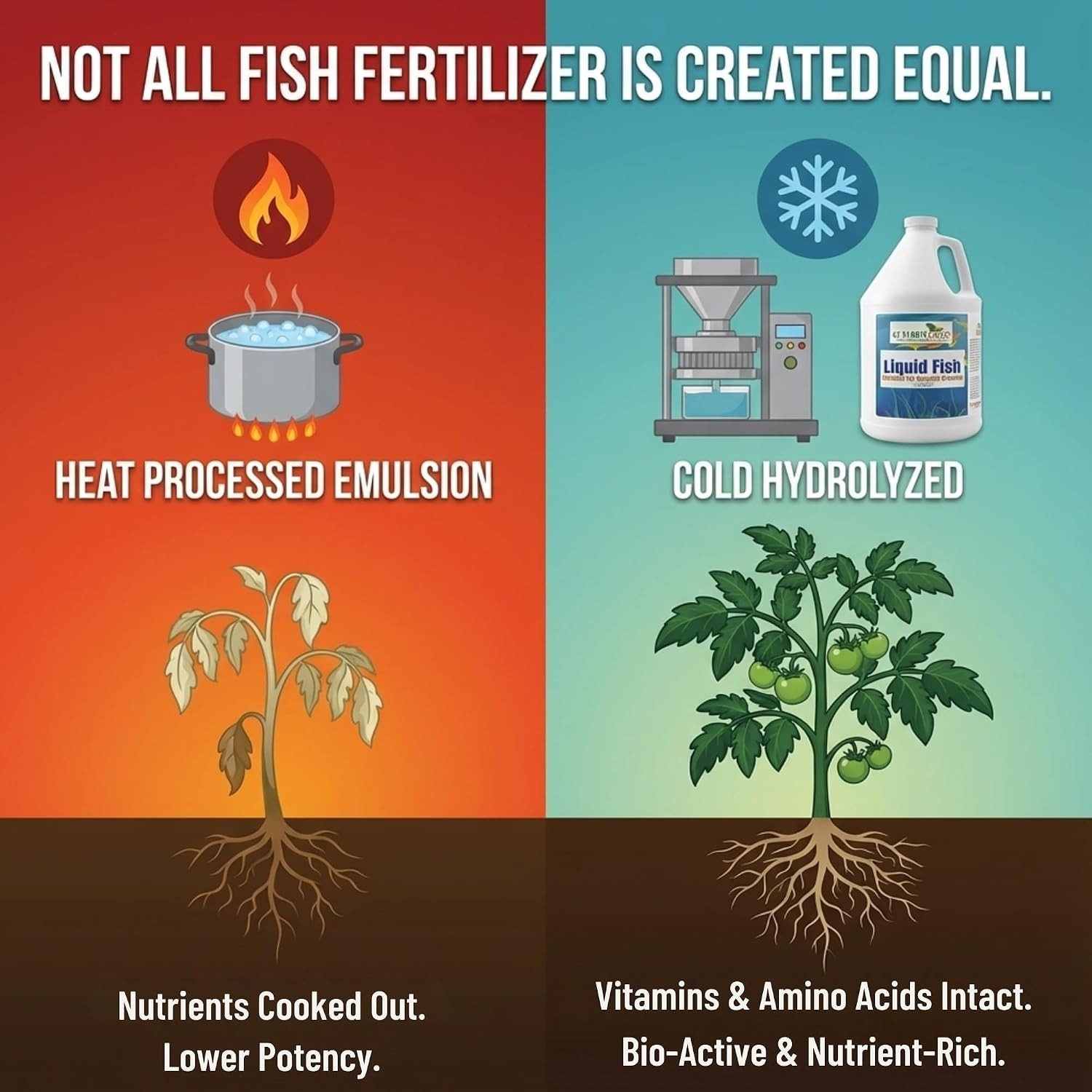 Liquid Fish Fertilizer – Organic Material Review Institute Listed 1 Gallon – …